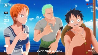 [MMD One Piece] - Nami Luffy Zoro - Everybody