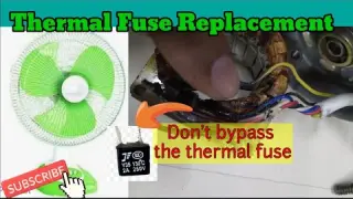 HOW TO INSTALL THERMAL FUSE ON ELECTRIC FAN / PAANO MAGLAGAY NG FUSE SA ELECTRIC FAN