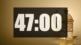 47 Minute Timer | Loud Alarm | Time call