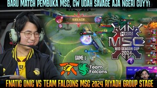 CW SAVAGE DI MATCH PEMBUKA! GAME 2 FNOC VS TEAM FALCONS MSC 2024