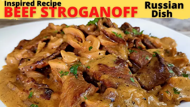 BEEF STROGANOFF | Easy and Quick Recipe | Classic Beef with Sour Cream | Russian Inspired Dish