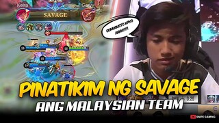 PINATIKIM NG SAVAGE NI KELRA ANG MALAYSIAN TEAM 🤯😮