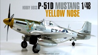 黄鼻子野马-Hobby Boss P-51D【定格动画】