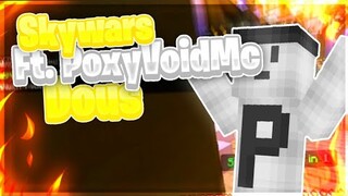 Hive Skywars [DOUS] (Ft. Poxy Void) // Controller Gameplay (Minecraft Bedrock Edition)