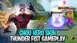 Chou Thunder Fist Skin Gameplay | Mobile Legends