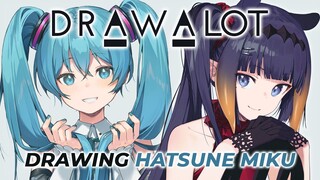 「DAL ITEMS Vol.1」DRAW A LOT×初音ミク Art by Ninomae Ina’nis(hololive EN) Supported by Wacom/CLIP STUDIO