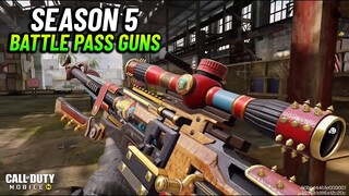 😒 Ugly BP Guns in Season 5 CODM - Iron Sights & Gameplay