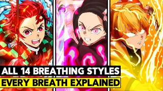 Every Detail You Missed! All 14 Breathing Styles Explained! - Demon Slayer: Kimetsu no Yaiba