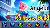 ANGELA RAINBOW BUILD 🌈🍭🦄 Summer Vibes Gameplay