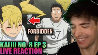 This Romance is Forbidden... / Kaiju No 8 Episode 3 Live Reaction