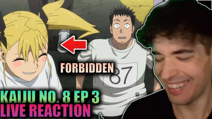 This Romance is Forbidden... / Kaiju No 8 Episode 3 Live Reaction