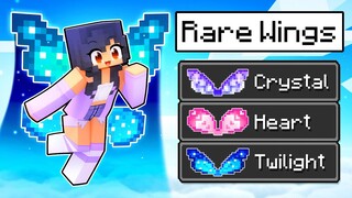 Minecraft BUT There Are RARE Wings!