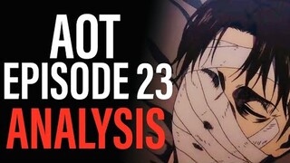 Levi's Return! Attack on Titan Season 4 Episode 23 Analysis Sunset