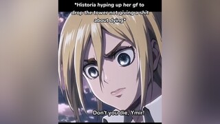 This scene was so powerful😌 ymir ymirxhistoria fyp AttackOnTitan fyyyyyyyyyy fyppppppp snk historia