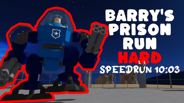 Roblox BARRY'S PRISON RUN! HARD Speedrun 10:03