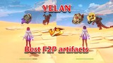 Yelan Artifacts Comparison, Best artifacts for F2P Yelan?? gameplay comparison!!