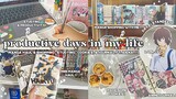 🍀 productive days in my life | schoolworks, manga haul + shopping, cookies, & more [ ft. idenati ] 📝