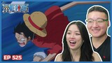 LUFFY USES ARMAMENT HAKI 👀 | One Piece Episode 525 Couples Reaction & Discussion