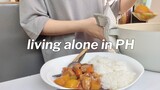 living alone in the Philippines : COOKING & GROCERY VLOG