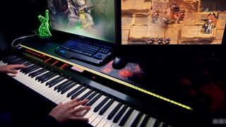 [Arknights/Piano] I'm addicted to listening to it, the beginning is too tragic! "Wandering in the Dust" PV background music super burning piano version!