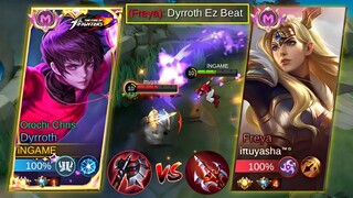 DYRROTH VS AGGRESSIVE FREYA | MUST TRY THIS iNSANE OP BUILD IF YOUR OPPONENT IS FREYA🔥