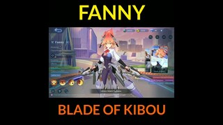 FANNY BLADE OF KIBOU - NEW SKIN MOBILE LEGENDS #mobilelegends #shorts