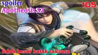 Spoiler Apotheosis S2 Part 105 : Lidah Besar Katak Raksasa