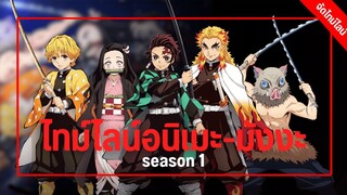 ไทม์ไลน์อนิเมะ - มังงะของดาบพิฆาตอสูรซีซั่น1 #klungme #kimetsunoyaiba #demonslayer #ดาบพิฆาตอสูร