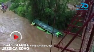 Kapuso Mo, Jessica Soho: BUS NA TUMATAWID SA ILOG SA ZAMBOANGA DEL NORTE, LUMUBOG!