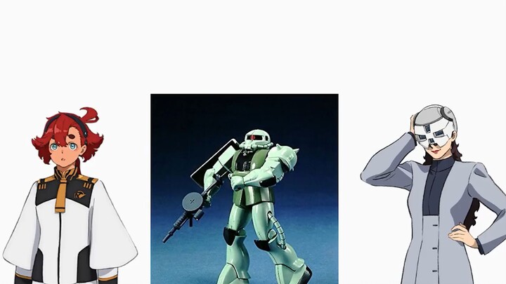 ดวงตาของ Sleta-chan บน Gundam 5 (Gundam Chapter)