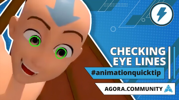 ⚡ Check Your Eyelines | Animation Quicktip