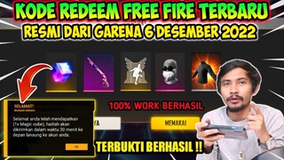 KODE REDEEM FREE FIRE TERBARU 6 DESEMBER 2022 HARI INI