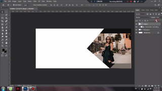 Thiết kế banner thời trang bằng các shape cơ bản