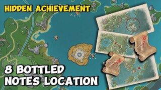 HIDDEN ACHIEVEMENT 8 BOTTLED NOTES LOCATION GENSHIN IMPACT