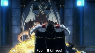 Ainz easily kill the Dragon Lord