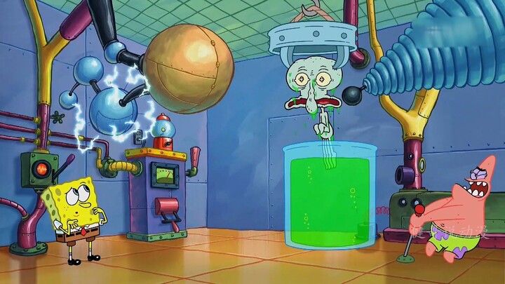 Squidward had insomnia at night, and Sponge and Mr. Pi used him as a tool to control his mind and bo