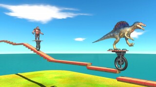 Who Can Stand on Unicycle - Animal Revolt Battle Simulator