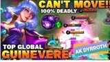 #mobilelegends #mlbbcreatorcamp #fixed501 Can't Move Deadly Damage Guinevere Gameplay By AK Dyrroth!