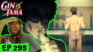 I'M DYING FROM LAUGHTER! 🤣😂 KONDO WHAT HAVE YOU DONE? | Gintama Episode 295 [REACTION]