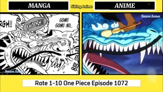 ANIME VS MANGA ONE PIECE 1072 KAIDO DI PERMALUKAN❗