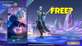 NEW! FREE LING NEW SKIN? NEW EVENT MOBILE LEGENDS!