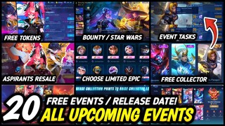 UPDATED! ALL 20 UPCOMING NEW EVENTS (RELEASE DATE) | NATALIA COLLECTOR, ASPIRANTS & MORE! - MLBB