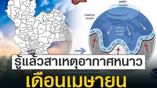 “กรมอุตุฯ” แจงแล้วอากาศหนาวเดือนเมษาฯ ไม่ได้เกิดจากปรากฏการณ์ “Polar Vortex” ข่าวด่วน TOP NEWS