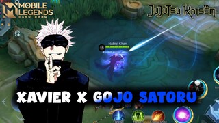 [XAVIER X GOJO SATORU] DAPET LORD DENGAN KEKUATAN SIX EYES 😱 | MOBILE LEGENDS