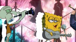 [Squidward x Spongebob x Yan Xiaoliu] ดอกไม้ไฟ - คำอวยพรสุดท้ายสำหรับปีใหม่