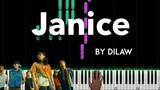 Janice by Dilaw piano cover + sheet music & lyrics