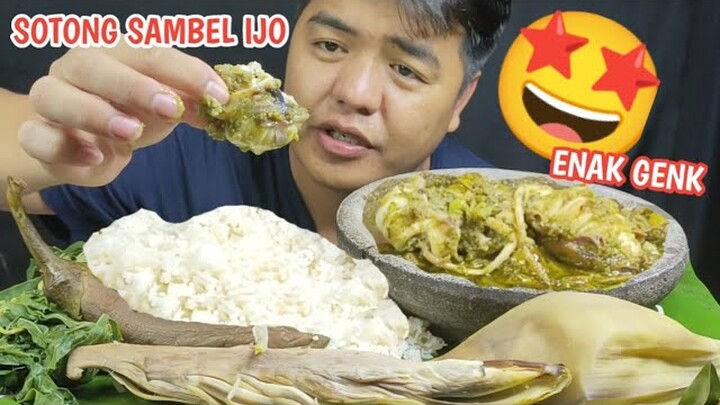 SOTONG SAMBEL IJO MERCON & PETE BERSERTA KULITNYA LALAPAN JANTUNG PISANG