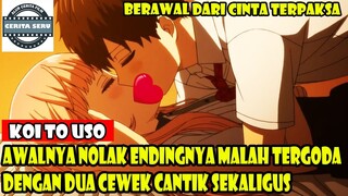 AWALNYA NOLAK ENDINGNYA MALAH TERGODA DENGAN DUA CEWEK CANTIK SEKALIGUS - ALUR CERITA ANIME