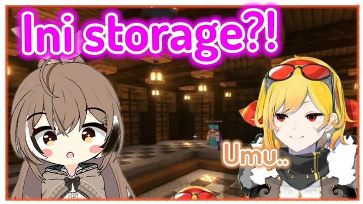 Reaksi Mumei saat berkunjung ke storage room kaela [ Clip Nanashi Mumei ]