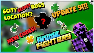 Anime Fighters UPDATE 9 | new secret boss location & codes S-City | ROBLOX